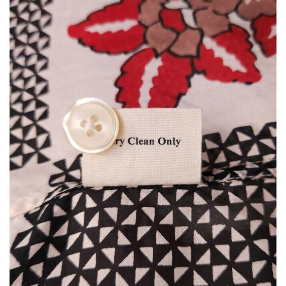 Bode Checker Bloom Floral Silk Bowling Shirt S/M Mens New - Picture 12 of 16